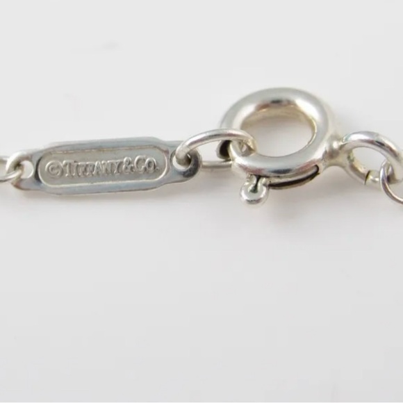 Tiffany & Co Puff Heart Sterling Silver Pendant Necklace 1435 - Picture 4 of 5